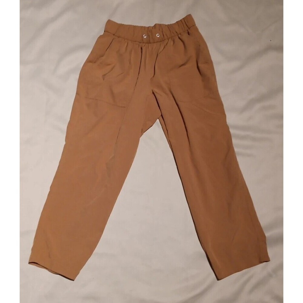 Old Navy Small Yellow Active Elastic Waist Stretch Straight Leg Baggy Pants